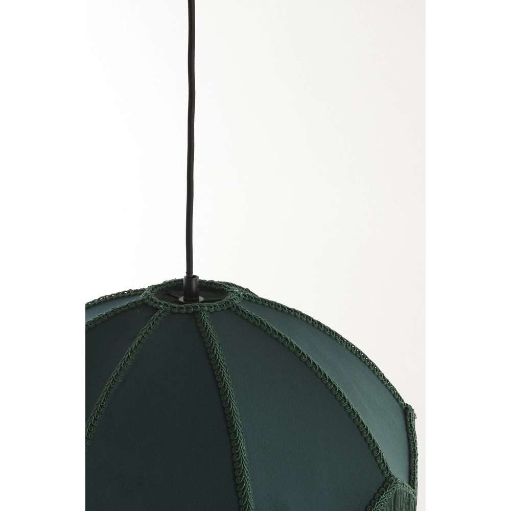 Hanglamp Malacia Ø 50cm - velvet groen Light & Living 8717807759285