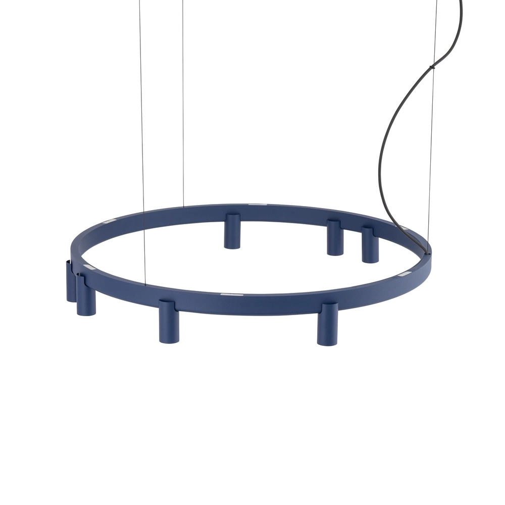 Design hanglamp Fourty marine blauw Ø 80cm Lyora 5903139122832