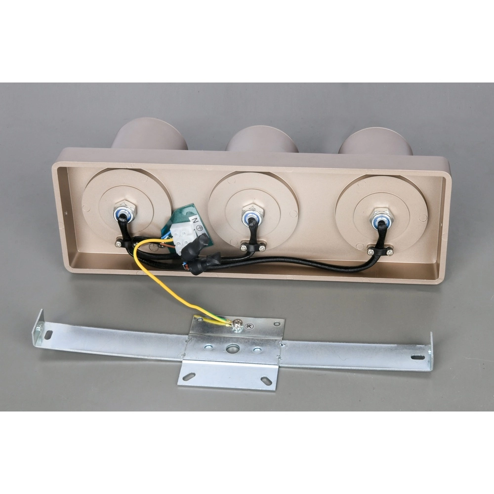 3-lichts opbouwspot Megano champagne Artdelight 8720701103481