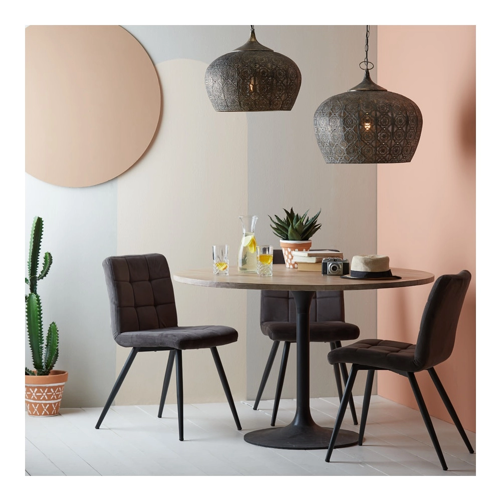 Hanglamp Emine Ø 51,5cm bruin Light & Living 8717807195359