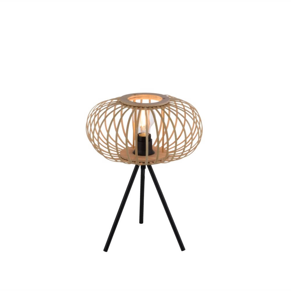 Tripod tafellamp Racoon hout Tripod tafellamp Racoon hout