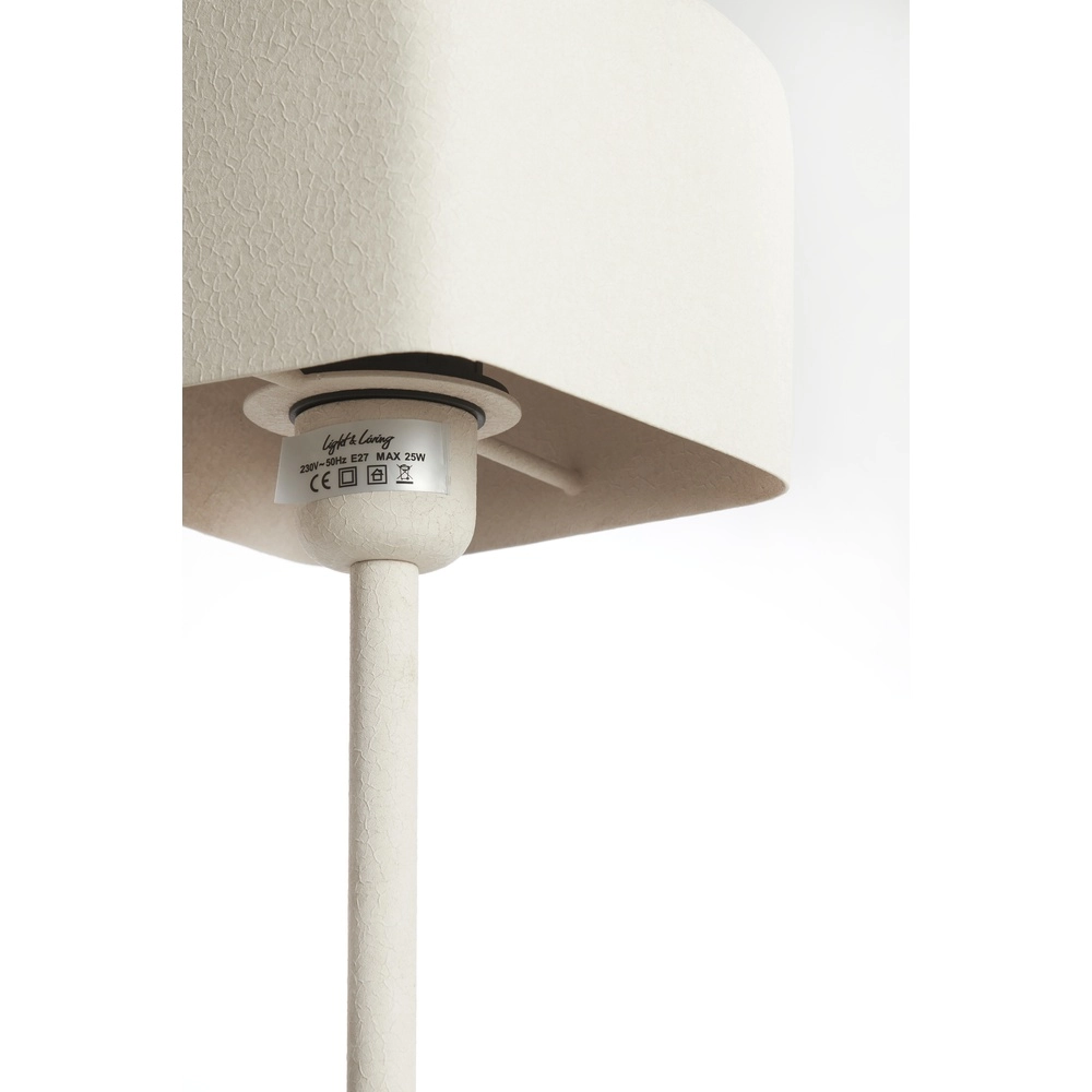 Nachtkastlamp Elenie 15x15cm - mat crème Light & Living 8717807818760