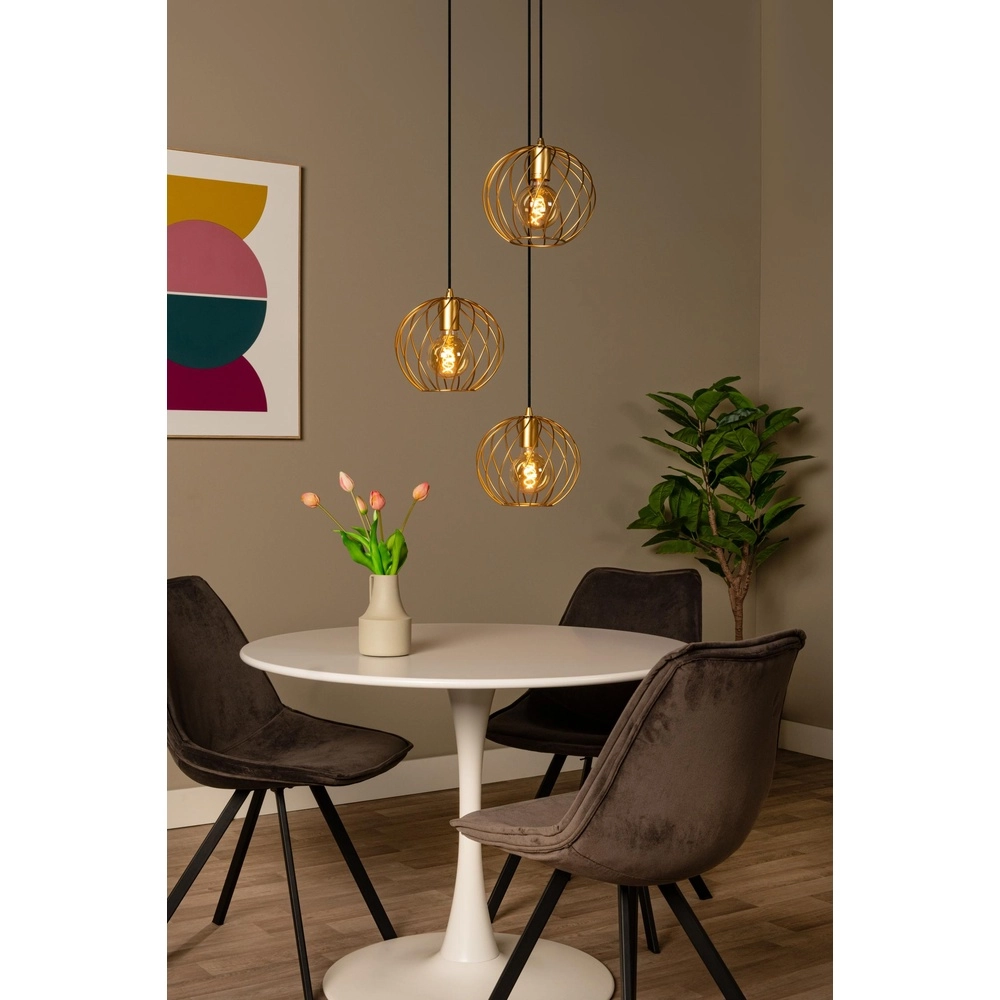 Hanglamp Danza Ø 50cm goud Lucide 5411212211569