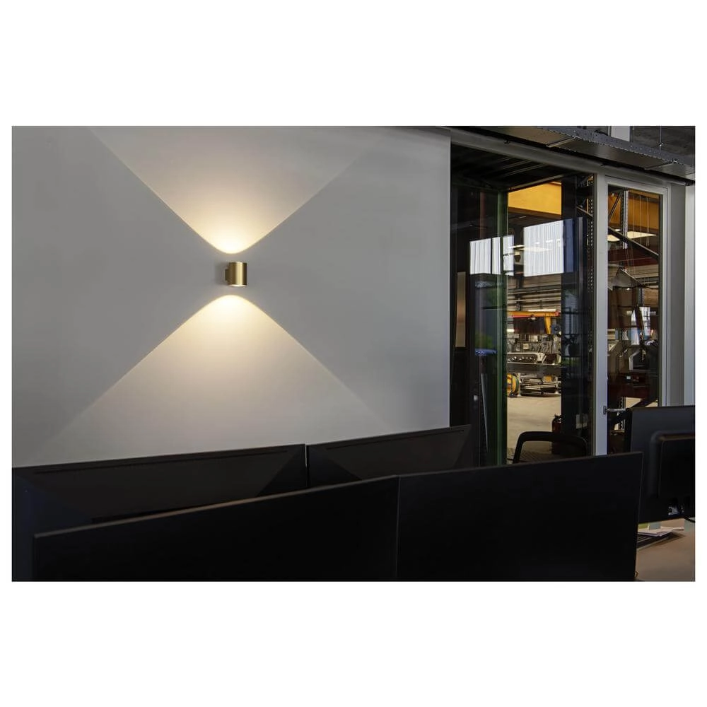 Opbouwspot Oculus goud up & down SLV 4024163297868