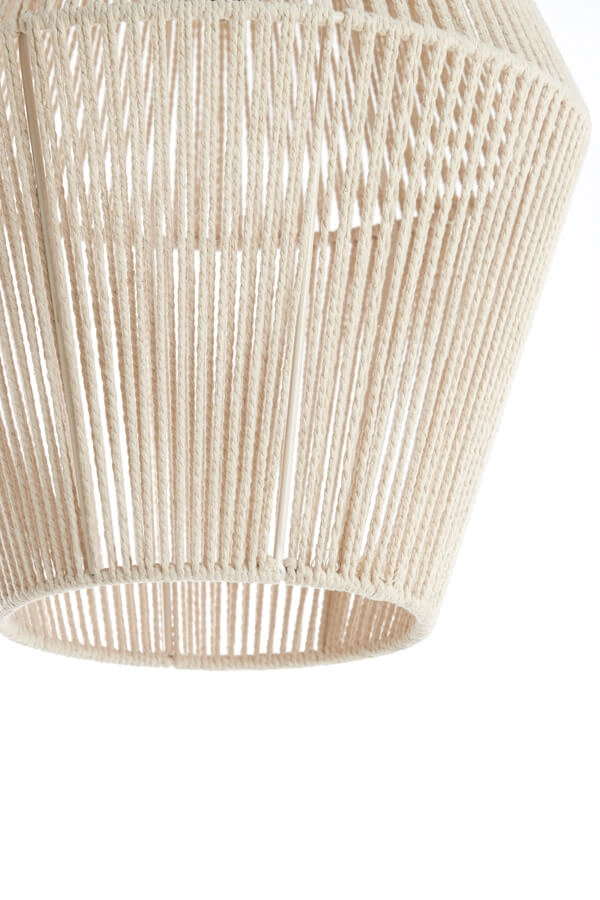 Scandinavische hanglamp Deya crème Ø38cm Light & Living 8717807744953