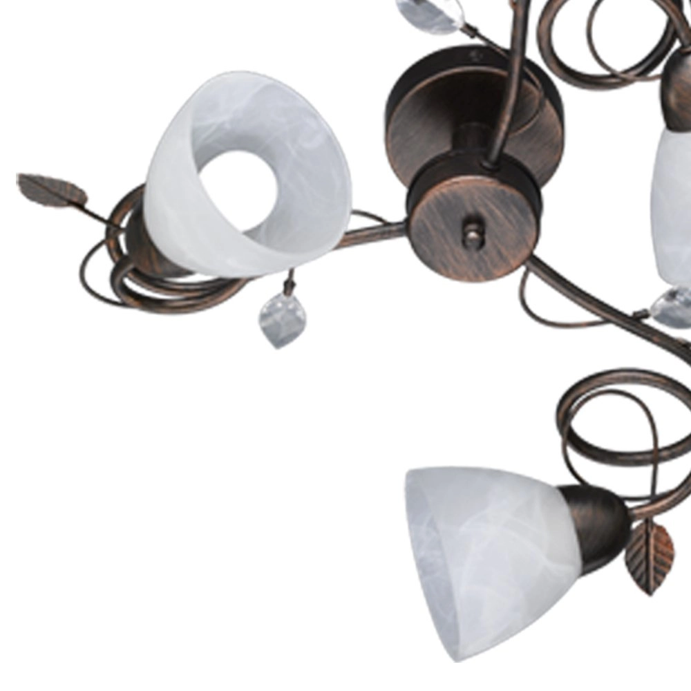 Antieke plafonlamp Traditio Trio 4017807354225