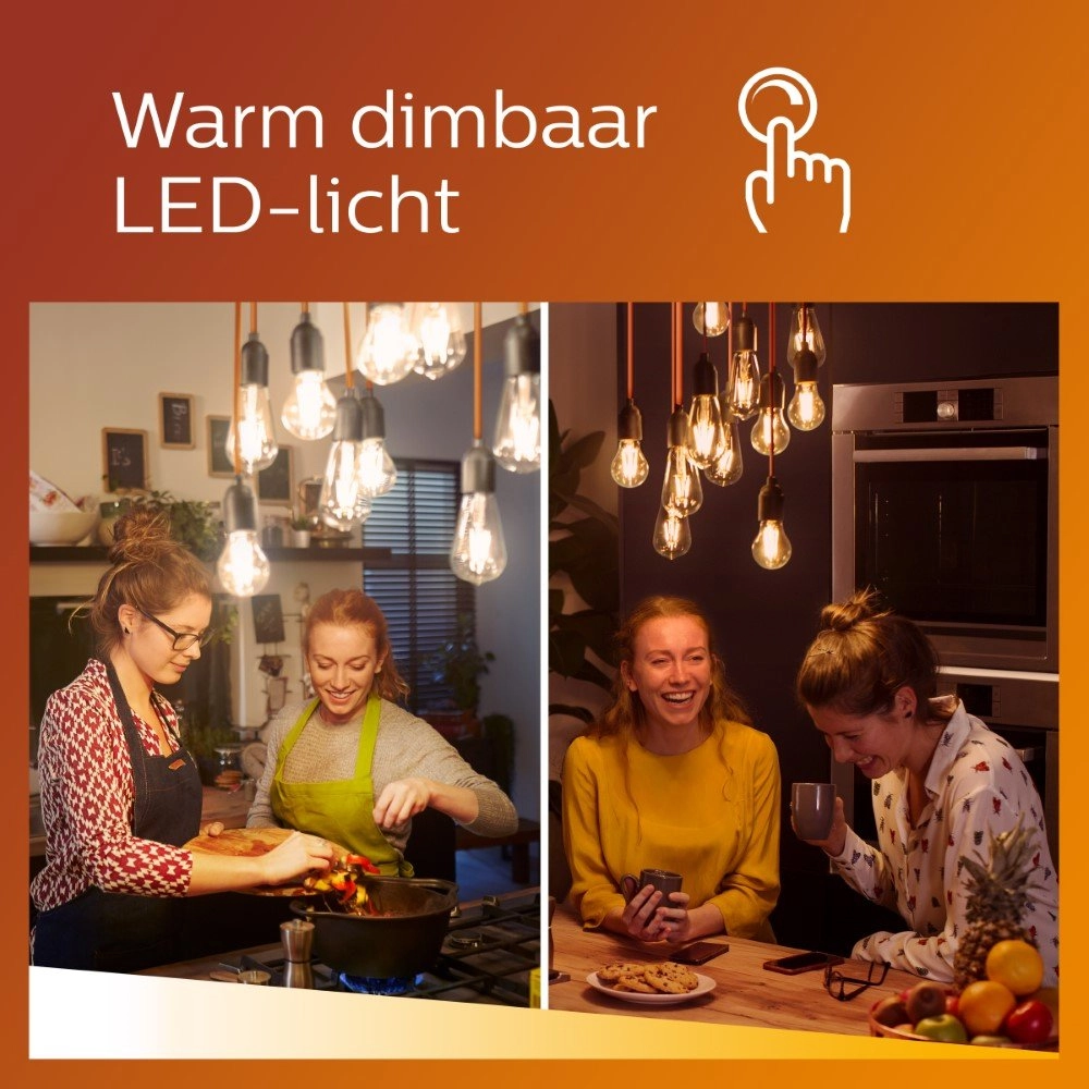3,8W - GU10 - 2200-2700K - 345 lumen set van 2 Philips 8718699776435
