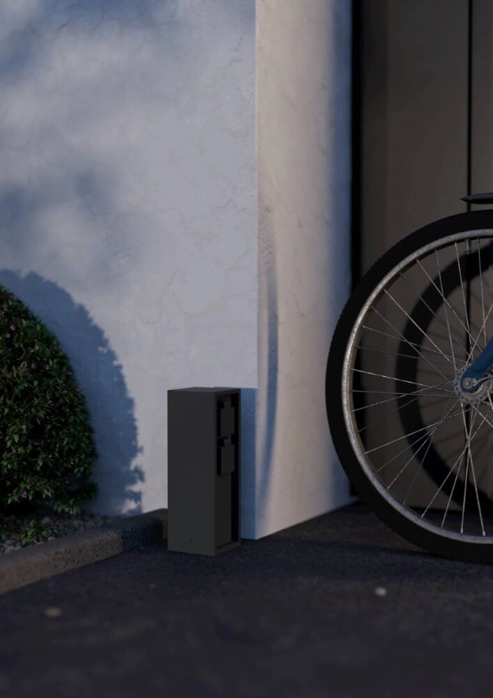 Stopcontact Park 5 antraciet Eglo 9008606297818