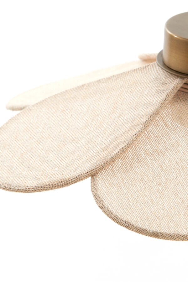 Hanglamp Fyano bloem crème Ø 30,5cm Light & Living 8717807706678