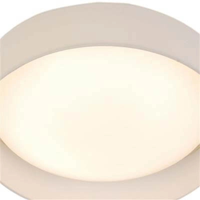 Witte plafondlamp Gianna Ø 37cm Searchlight 5053423099958