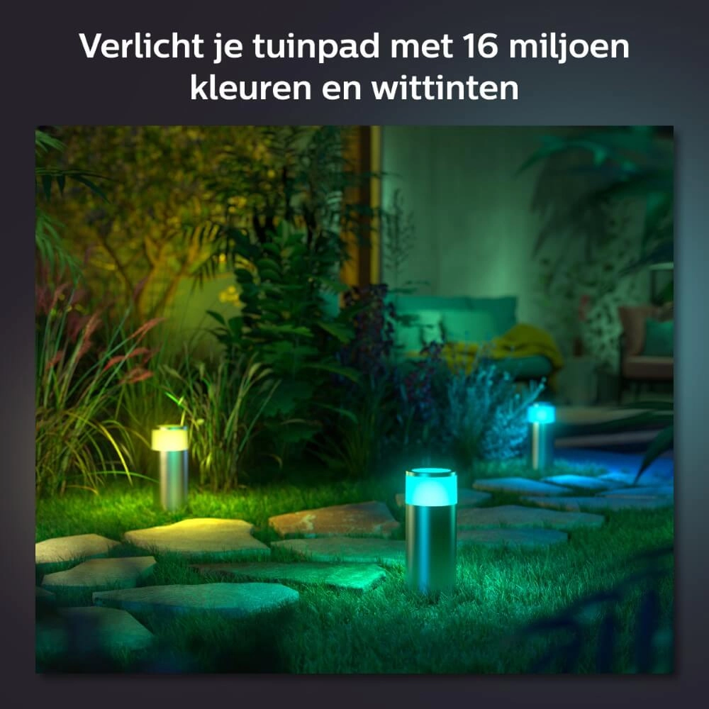 Tuinlamp Hue Calla RVS Philips 8719514388499