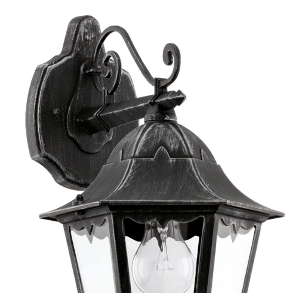 Buitenlicht Navedo hangend zwart zilver Eglo 9002759934569