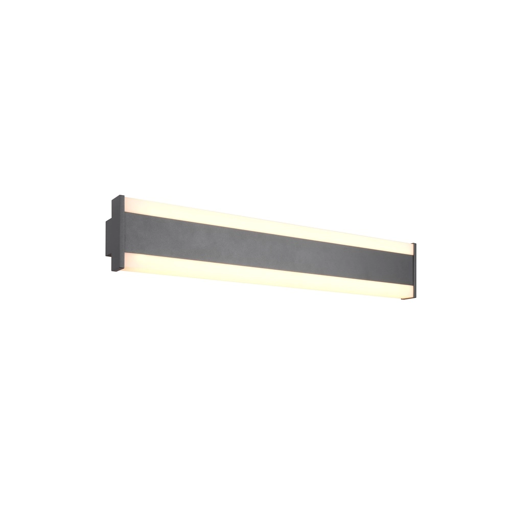Wandlamp Dawson design antraciet 60cm