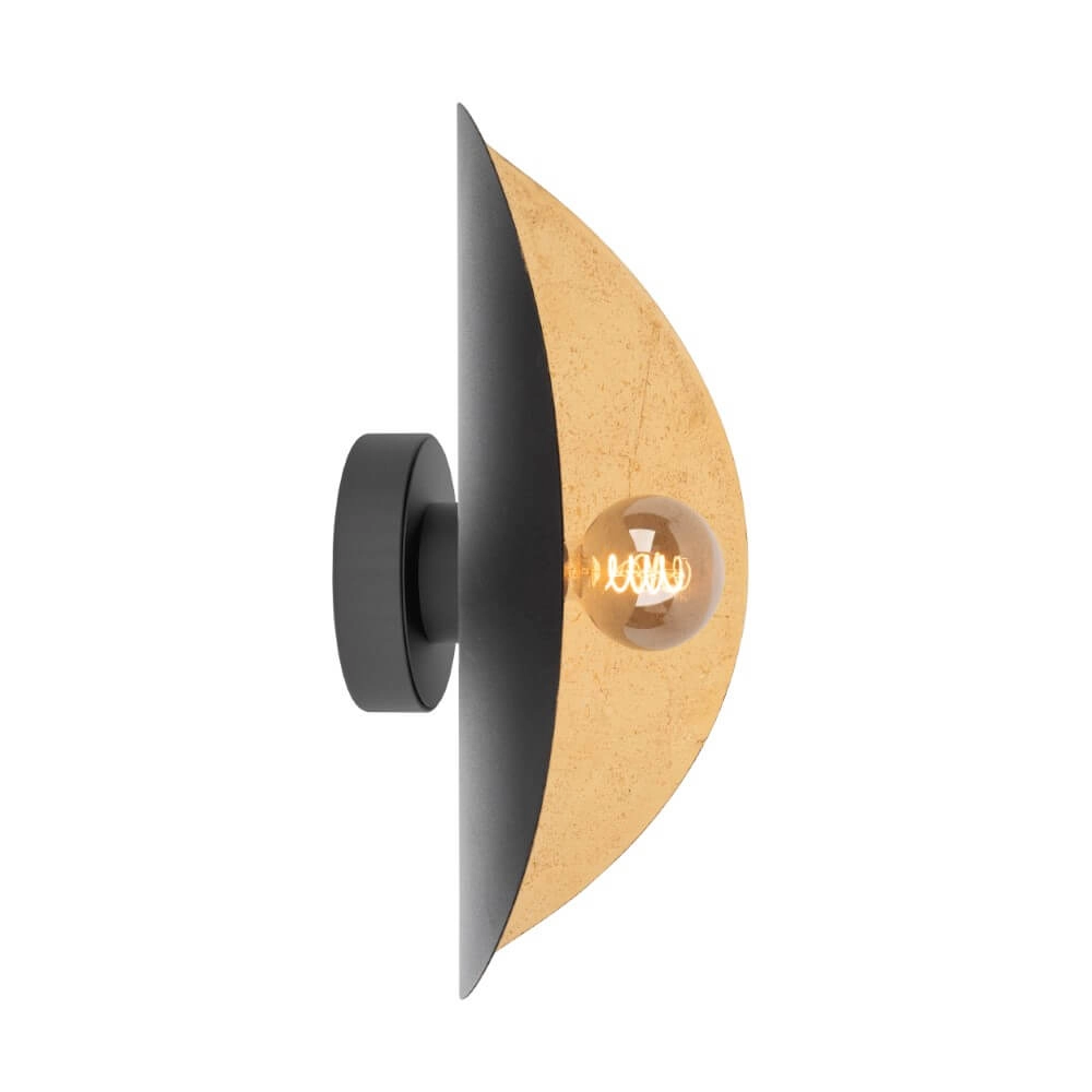 Zwarte wandlamp Saceda met goud Stars of Light 9008606292301