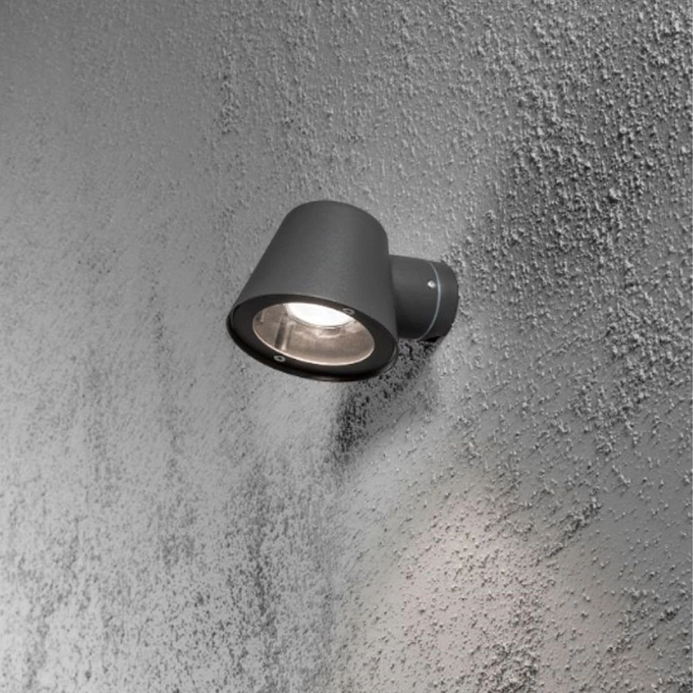 Muurlamp Trieste 11cm antraciet KonstSmide 7318307523379