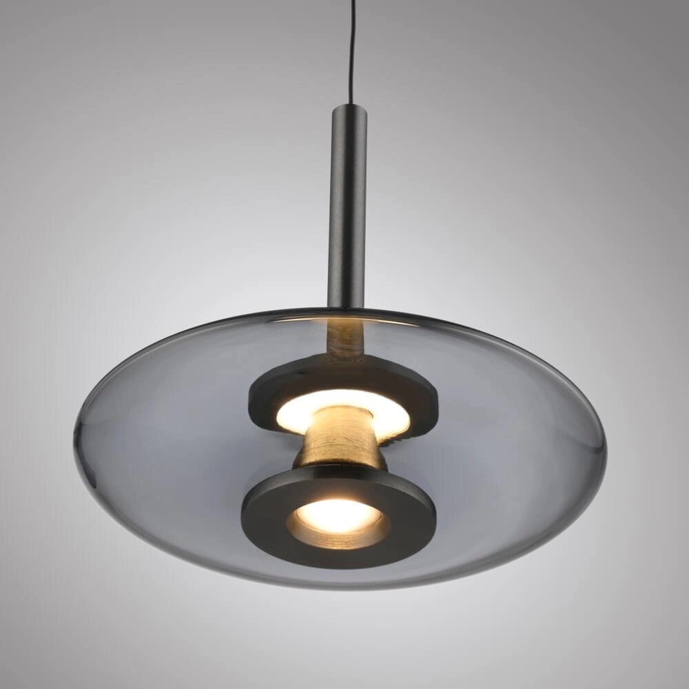 Hanglamp 3-lichts Pure Vitrum design grijs Paul Neuhaus 4012248382646