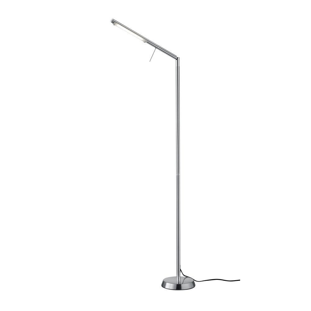 Design vloerlamp Filigran nikkel mat