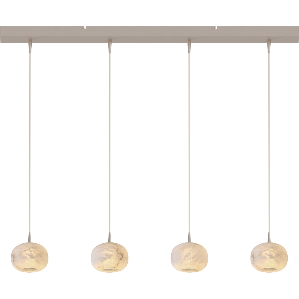 Design hanglamp Alta 4-lichts beige terra
