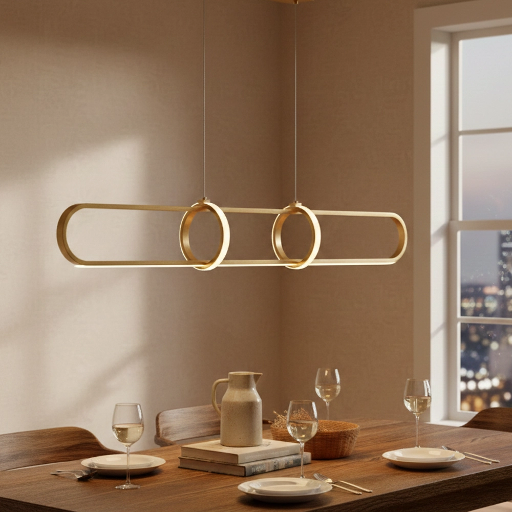 Design hanglamp Arte langwerpig goud