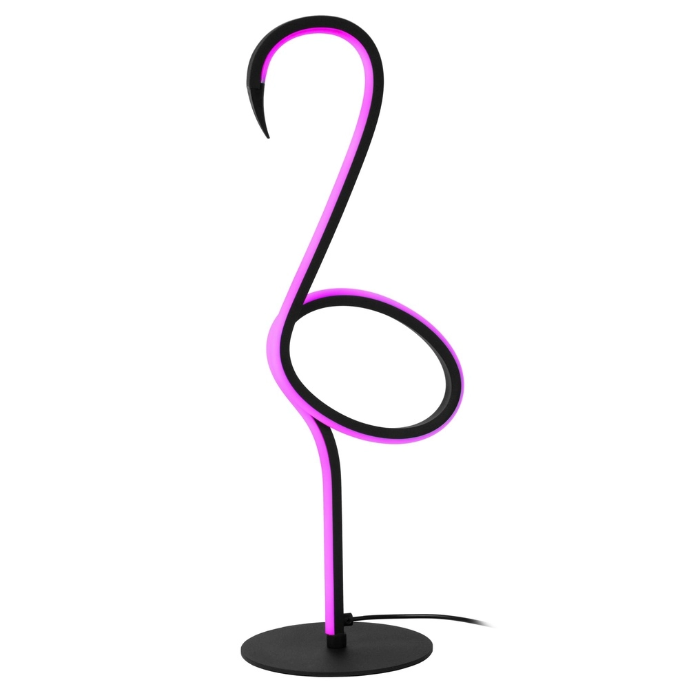 Tafellampje Flamingo zwart Lucide 5411212051745
