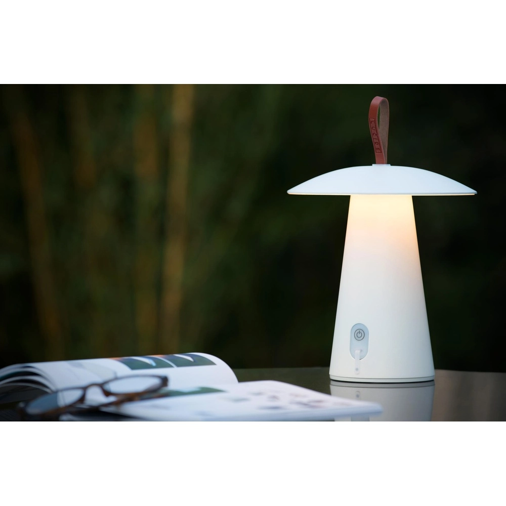 Witte tafellamp La Donna oplaadbaar Lucide 5411212271778