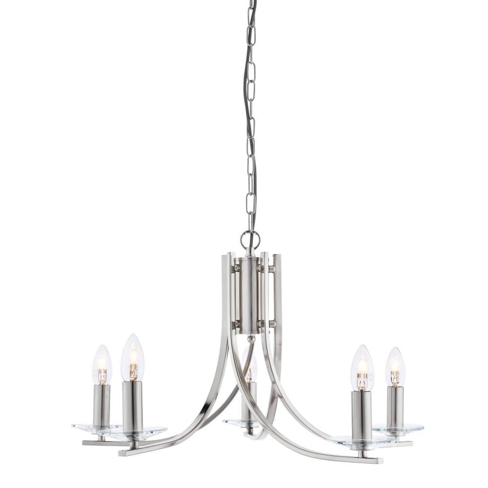 Chrome hanglamp Ascona Ø 62cm Chrome hanglamp Ascona Ø 62cm