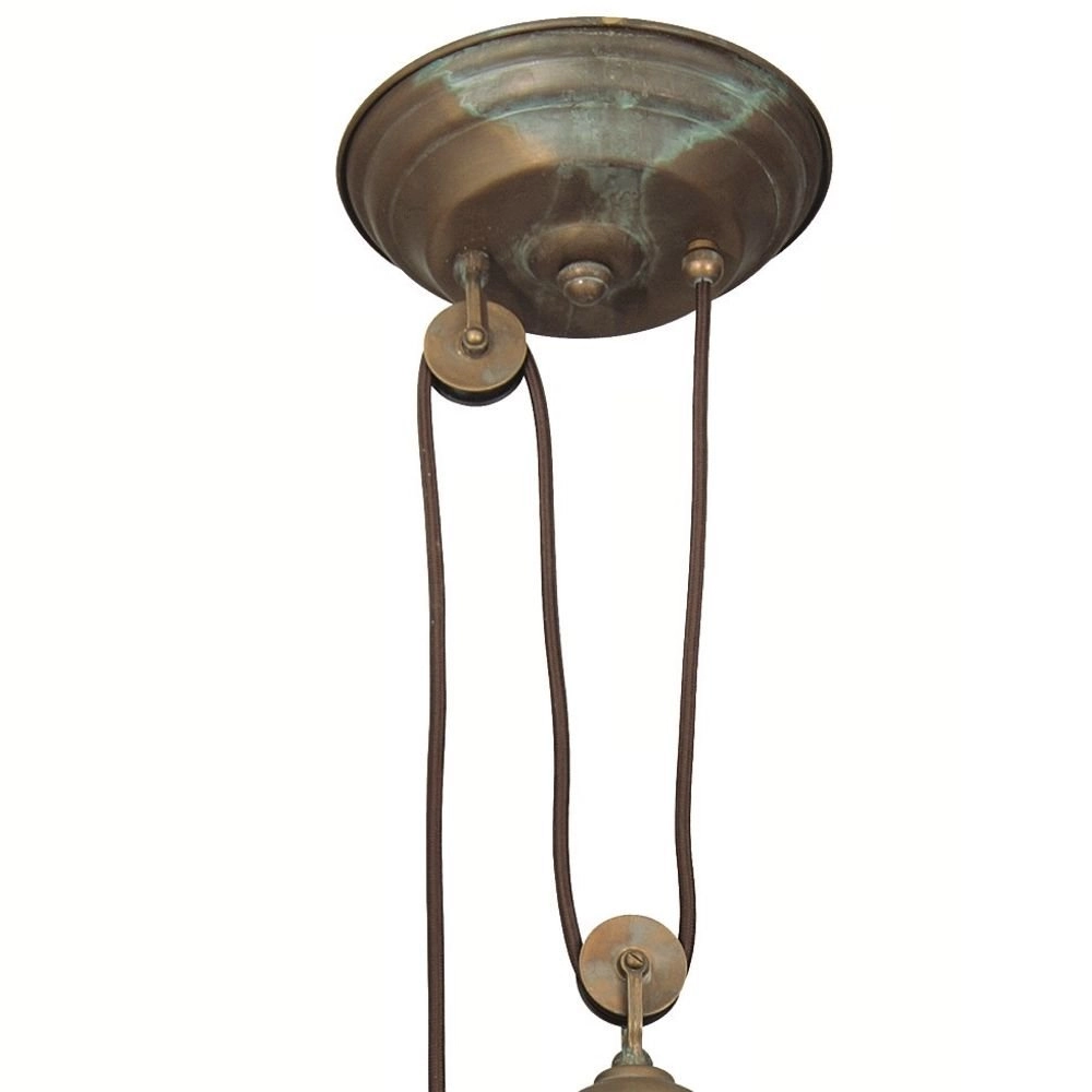 Stal lamp Landelijk Veranda 3 32cm koperbruin Franssen 8021035005732