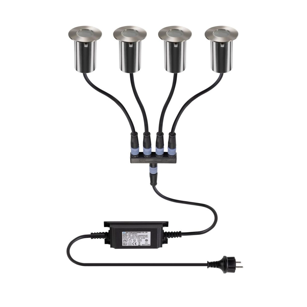 Set van 4 Trail-Lite inbouw grondspot SLV 4024163302302