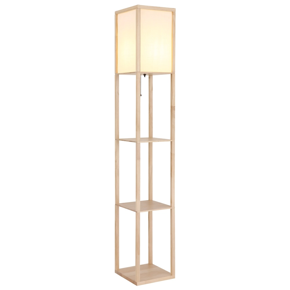 Vloerlamp Tabitha hout
