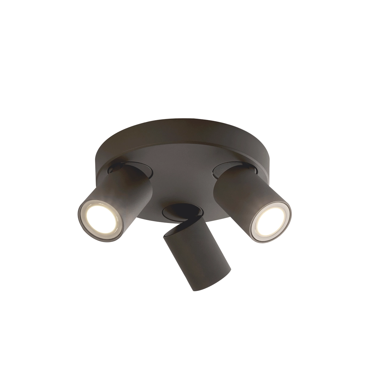 Plafondlamp Moon 3 rond zwart Plafondlamp Moon 3 rond zwart