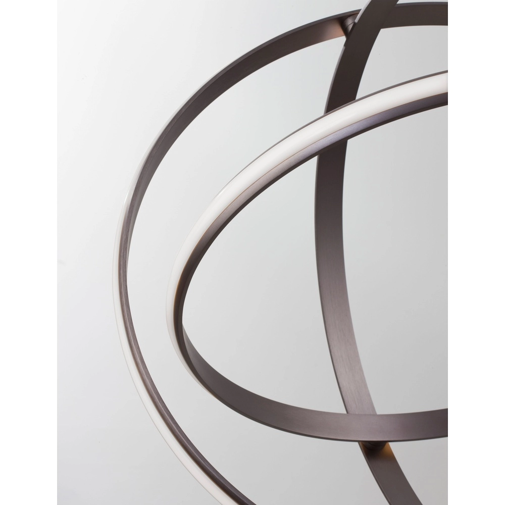 Hanglamp Pertone S Ø 70cm zwart met paarse gloed Lyora 5212017419705