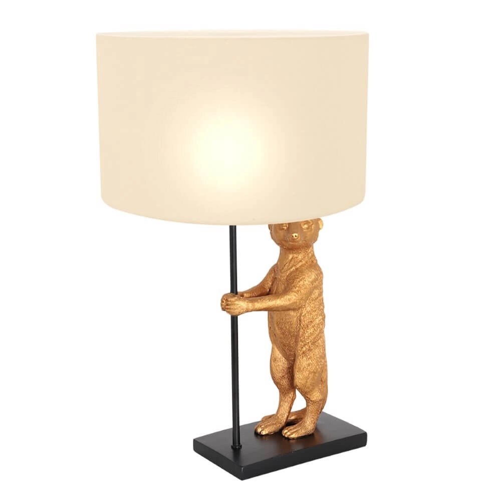 Schemerlamp Animaux met zand linnen kap Steinhauer 8712746151817