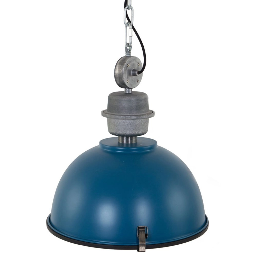 Hanglamp Bikkel blauw met metaalgrijs Steinhauer 8712746105162