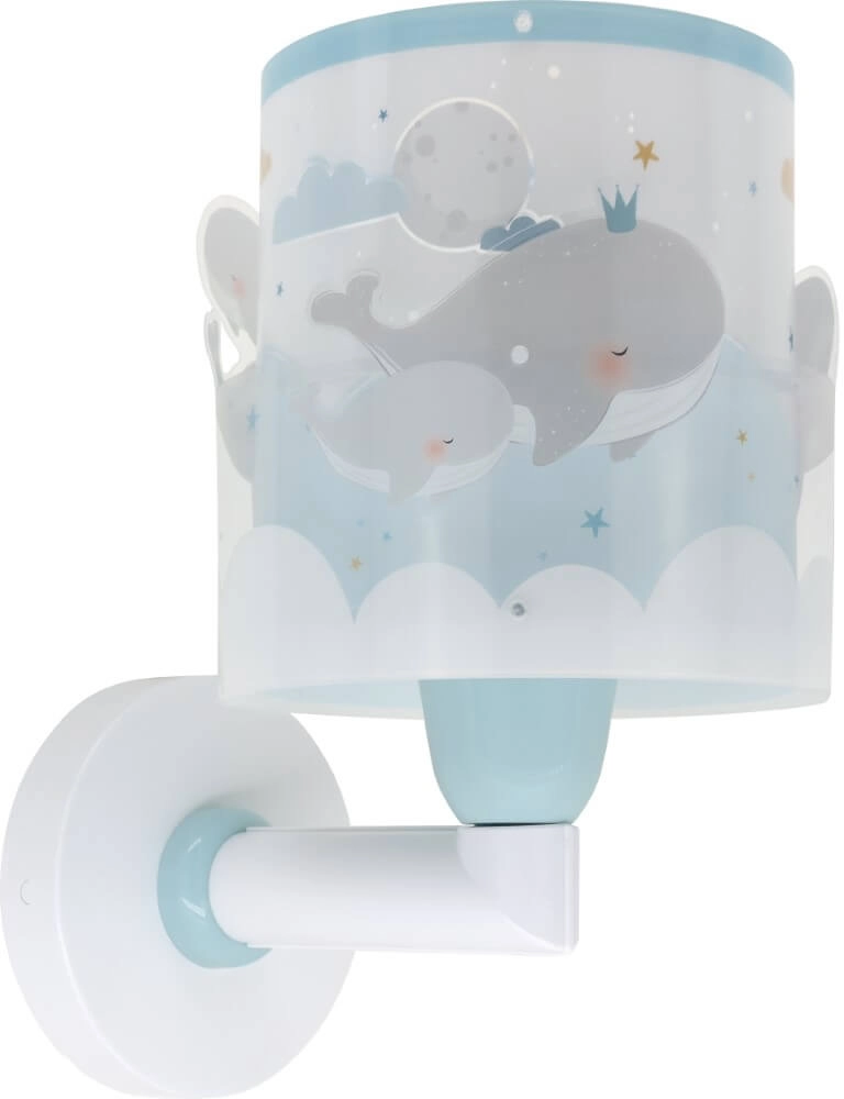 Blauwe wandlamp Whale Dalber 8420406001845