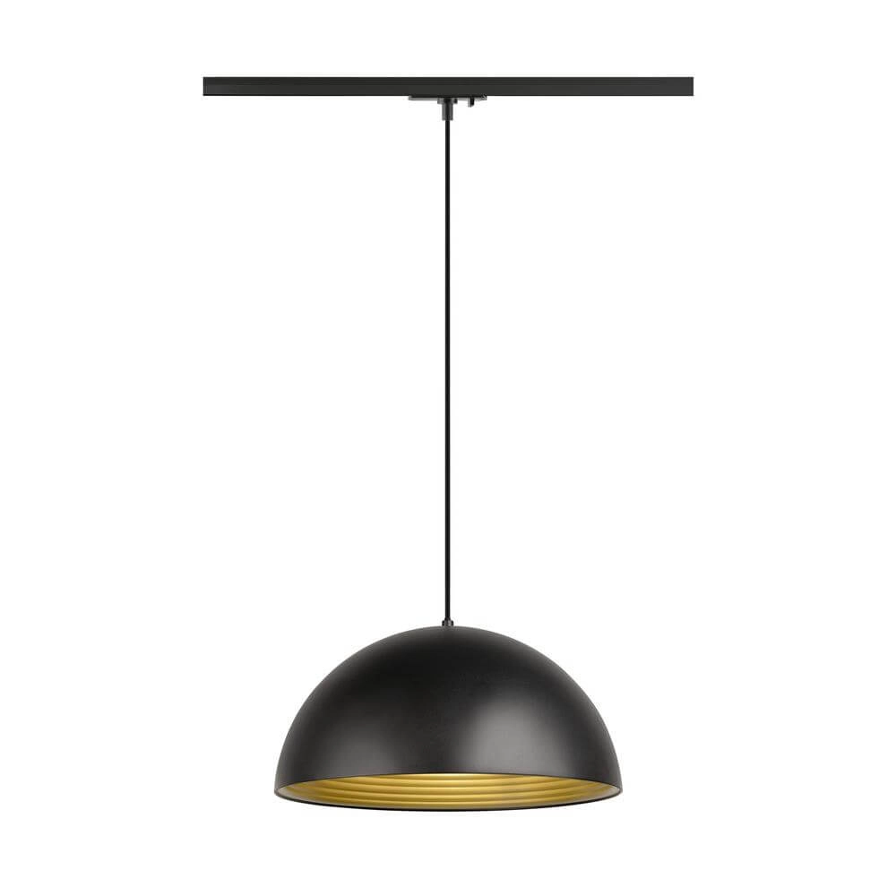 Hanglamp voor rail Forchini M 40 zwart 1-fase Ø 40cm Hanglamp voor rail Forchini M 40 zwart 1-fase Ø 40cm