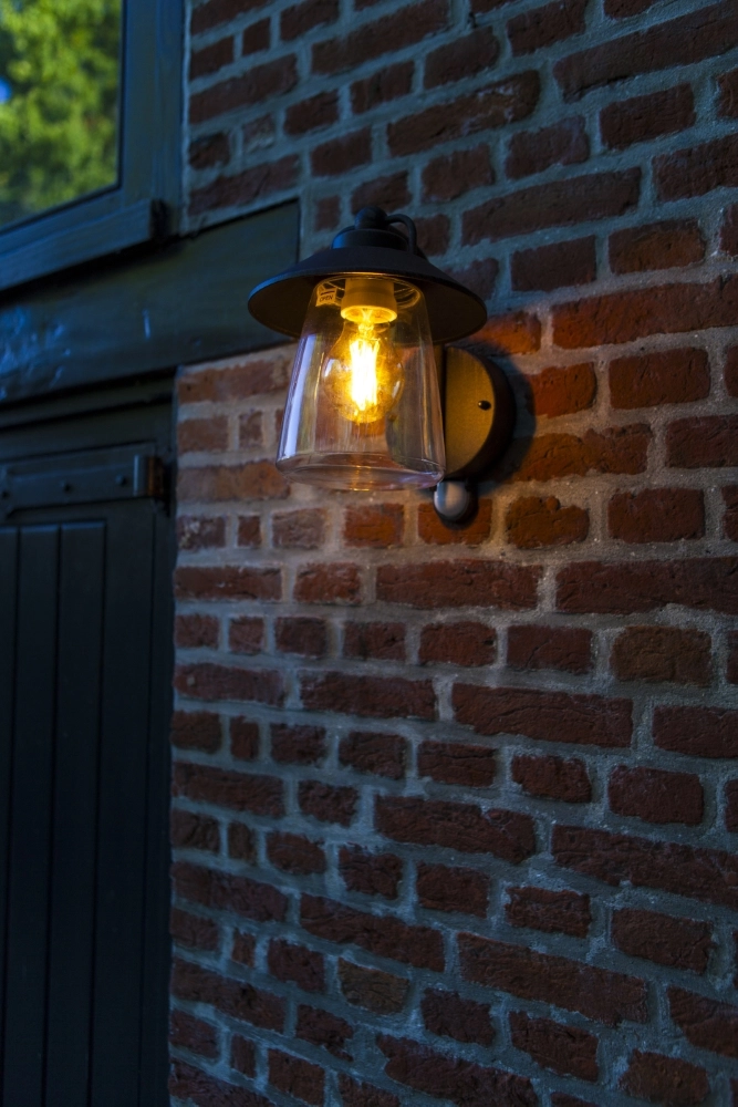 Klassieke wandlamp Cate PIR met sensor Lutec 6939412017051