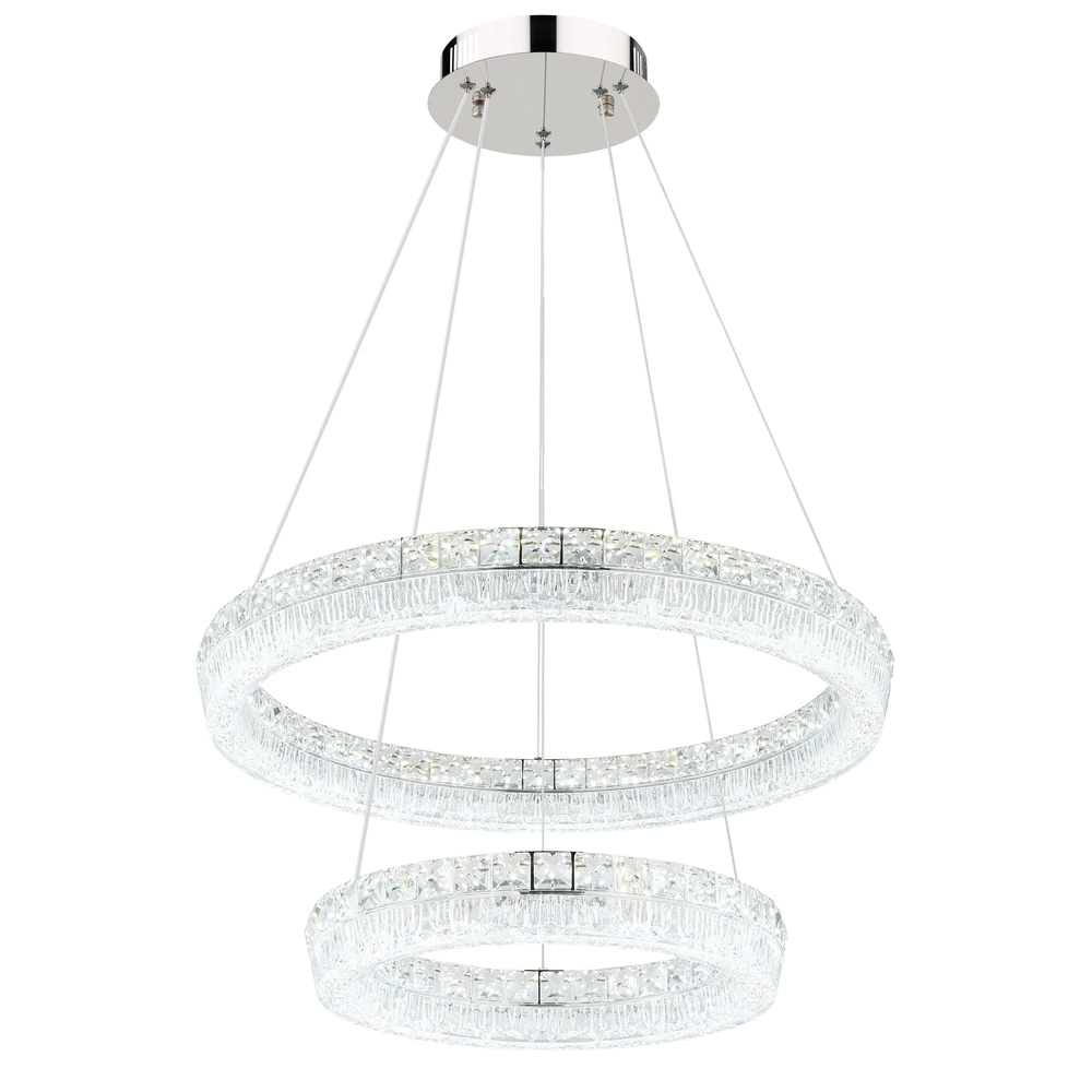 Hanglamp Laurel chroom Ø 60cm Globo 9007371575770