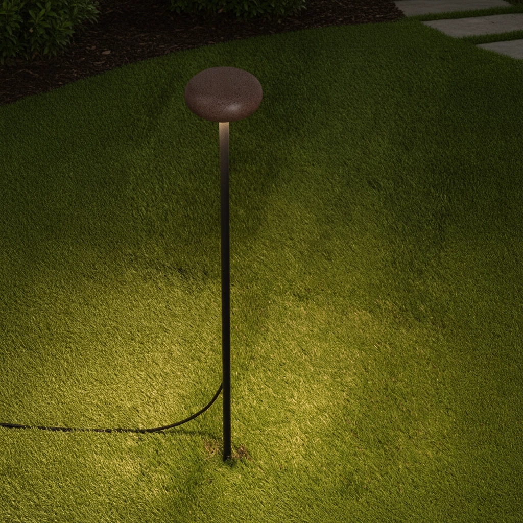 Tuinlamp Cami 80cm bruin steen