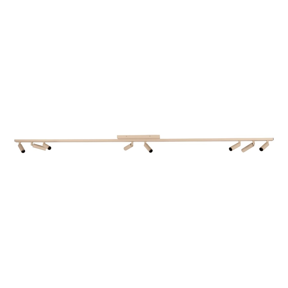 Plafondspot Keoni 8-lichts taupe