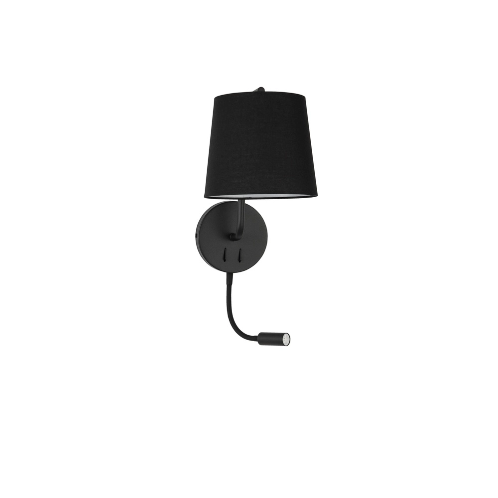 Bedlampje Sage zwart Lyora 5212017424051