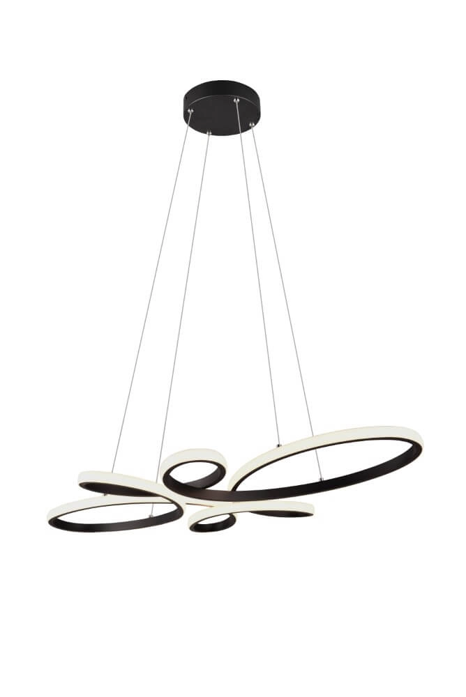Design hanglamp Fly zwart Trio 4017807600926