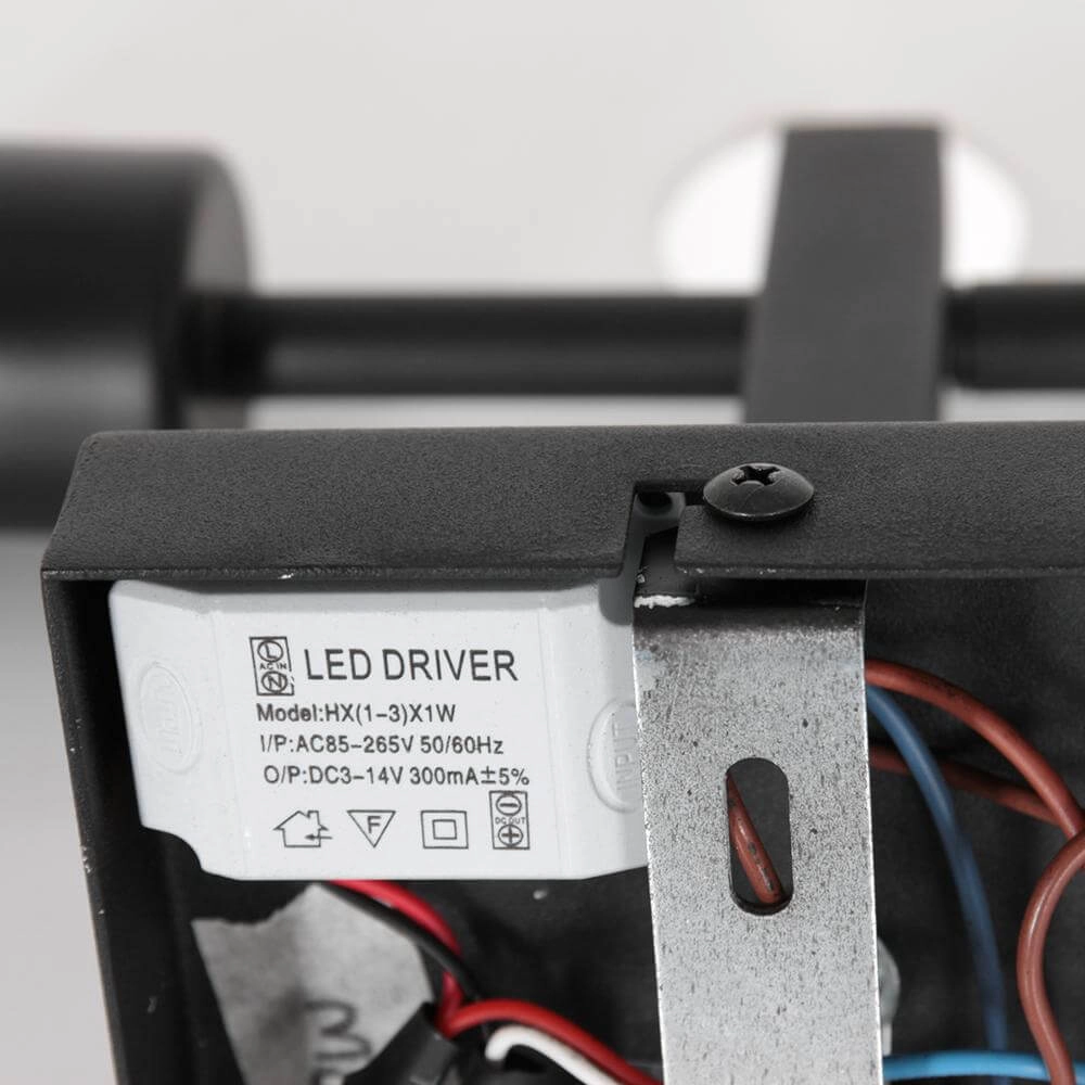 Wandlamp Stang zwart met bamboe Steinhauer 8712746172003