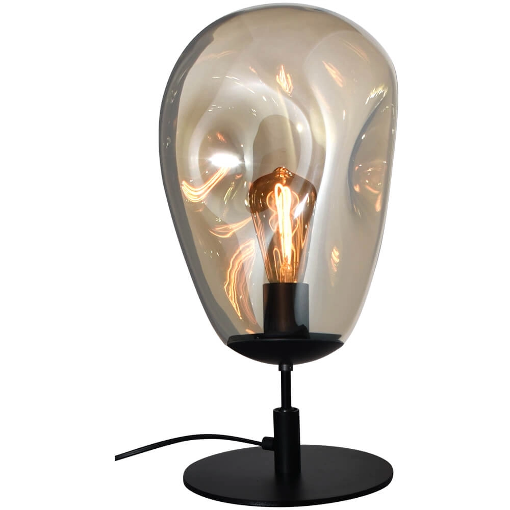 Tafellamp Lava Ø 22,5cm goud glas Tafellamp Lava Ø 22,5cm goud glas