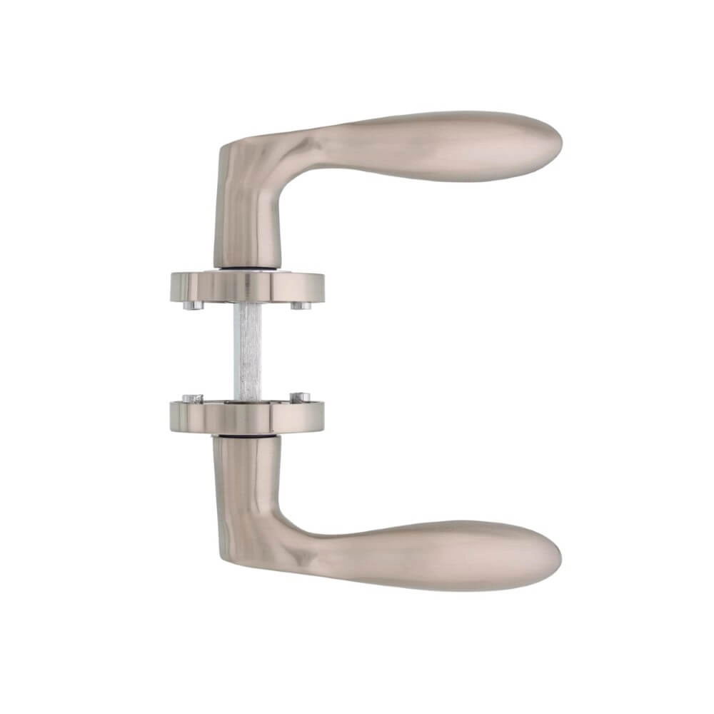 Retro deurklink George rozet nikkel mat Intersteel 8714186143971