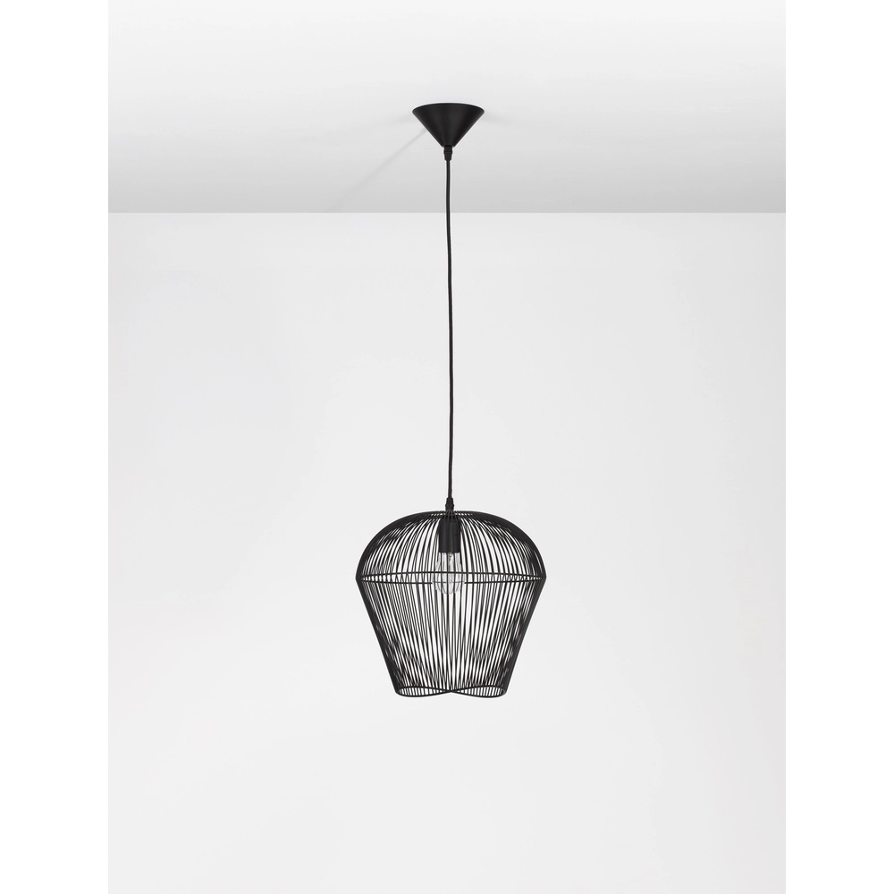 Bohemian hanglamp Bredo Ø 31,5cm zwart Lyora 5212017438911