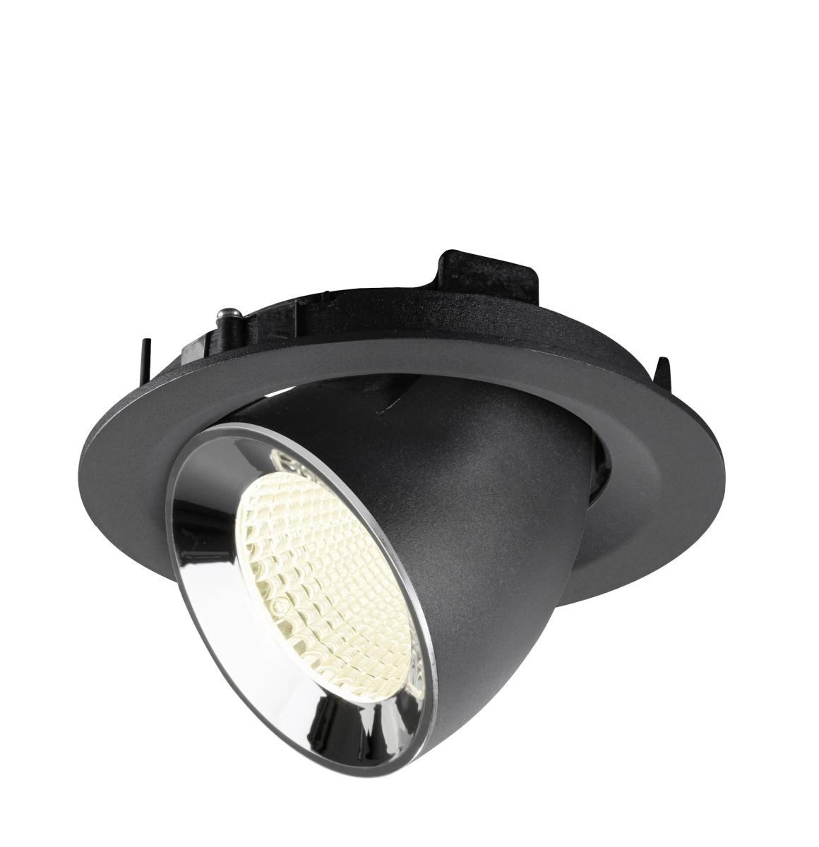 Inbouwspot Numinos Gimble M zwart/chroom 4000K - 40gr SLV 4024163311724