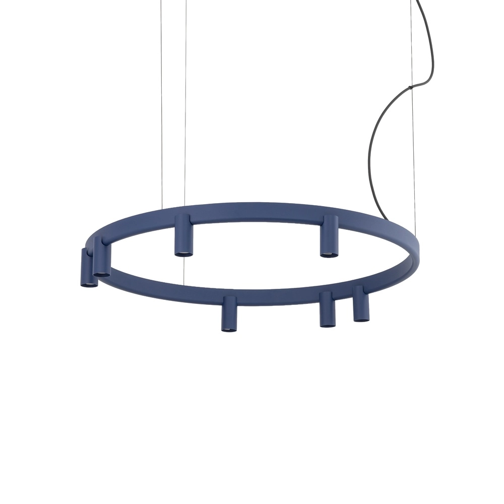 Design hanglamp Fourty marine blauw Ø 80cm