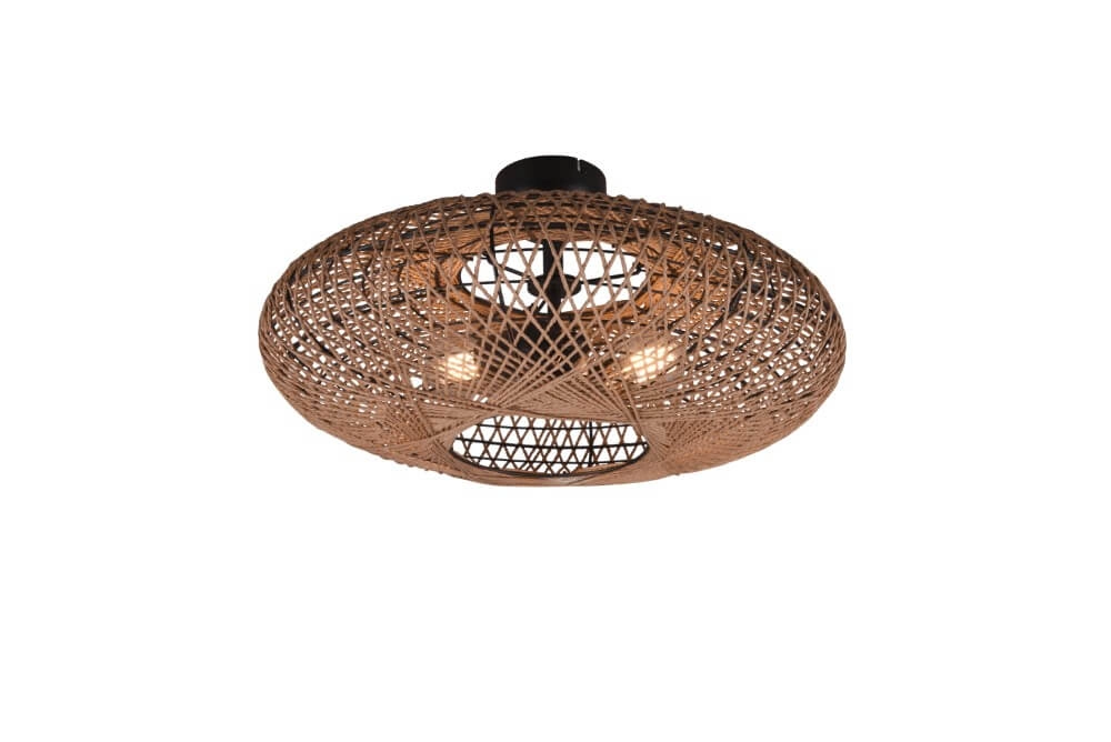 Plafondlamp Hedda rotan Trio 4017807504637