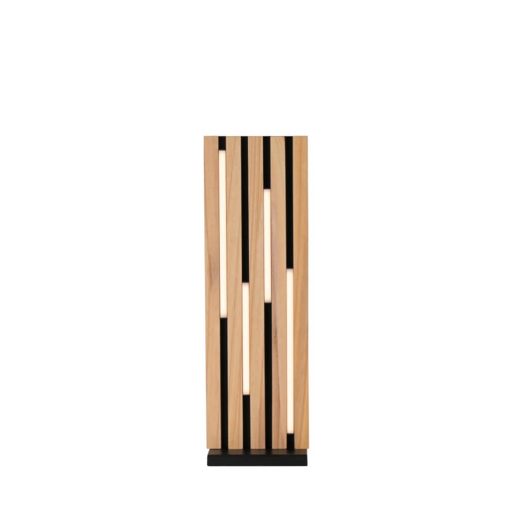 Design vloerlamp Q-Akustik hout Paul Neuhaus 4012248385401
