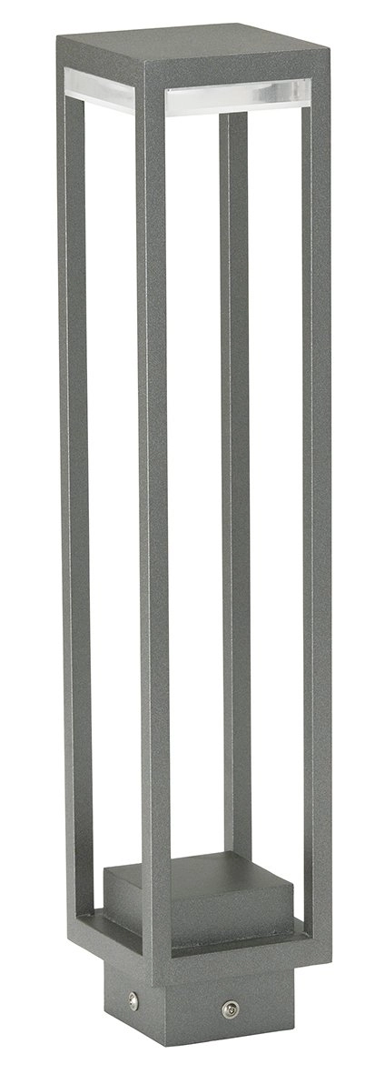 Tuinverlichting vierkant Poast antraciet